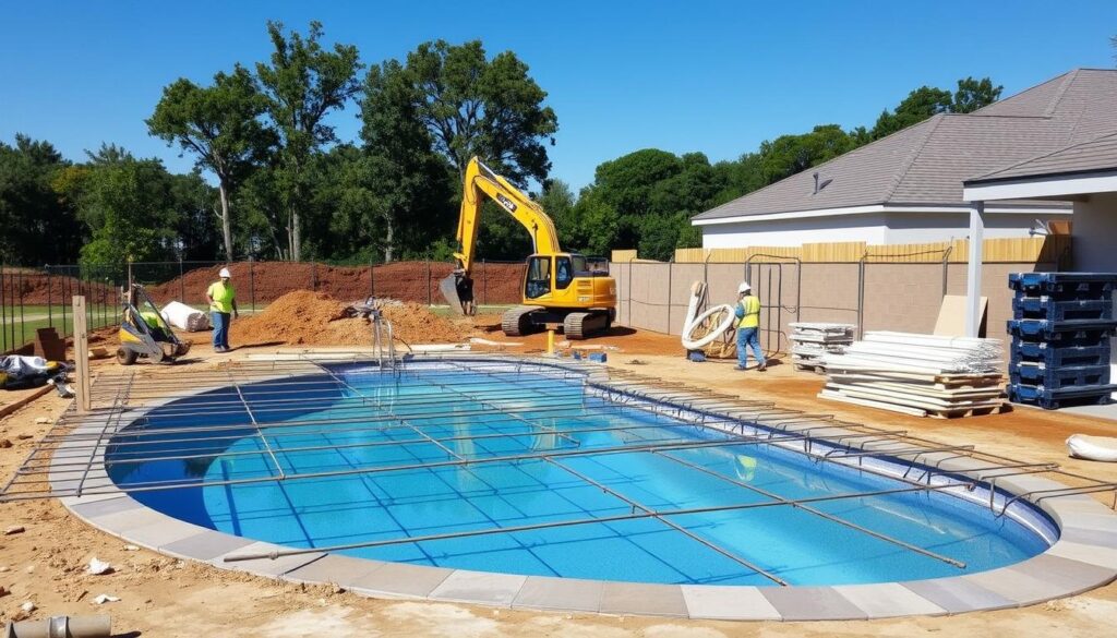 pool installation
Forney TX